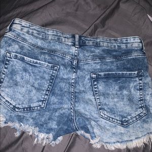 Denim shorts